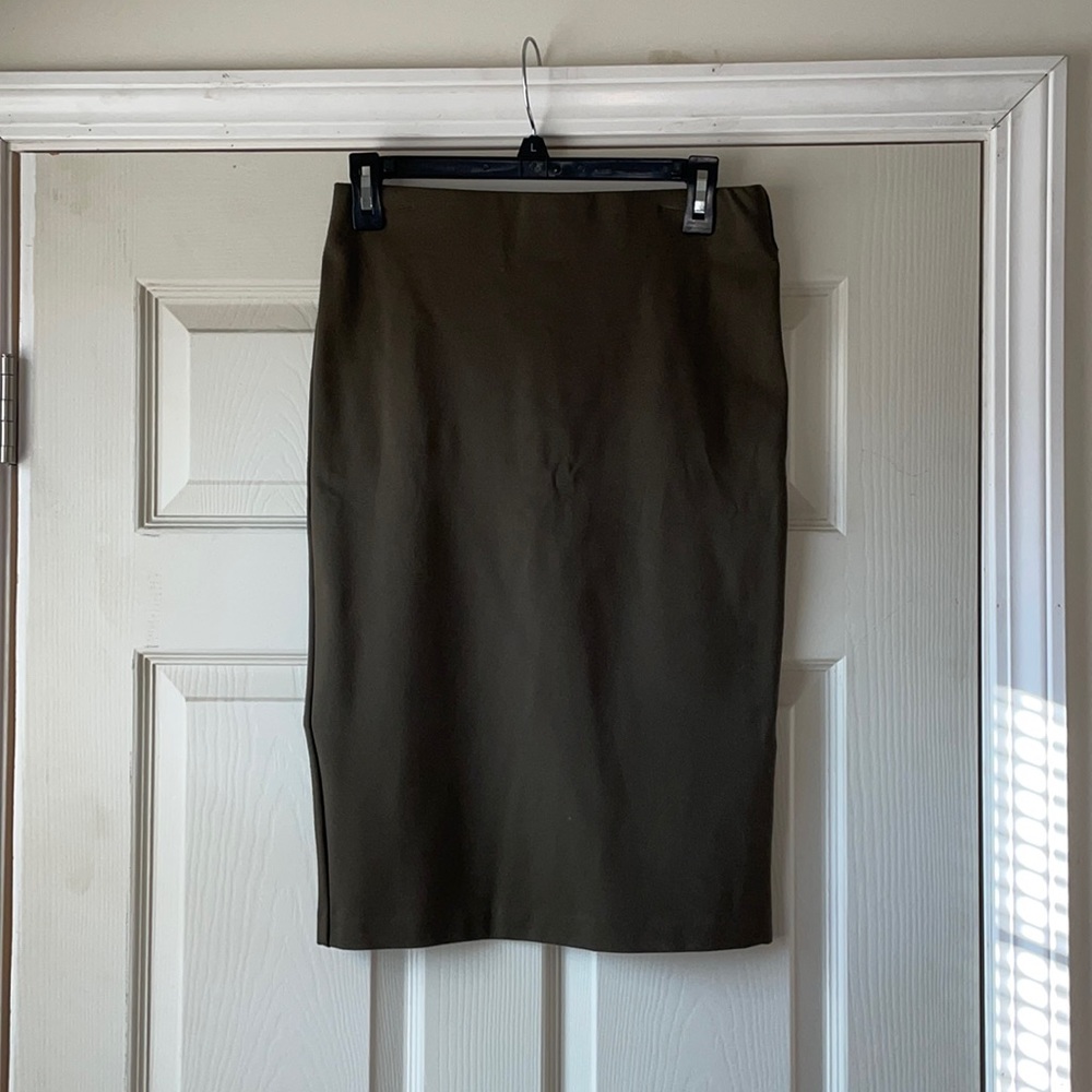 Fitted Midi Skirt